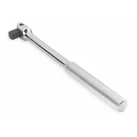 PROTO Breaker Bar: 3/8 in Drive, 12 in Lg, Knurled Grip, Alloy Steel, Chrome (MPN J5266)