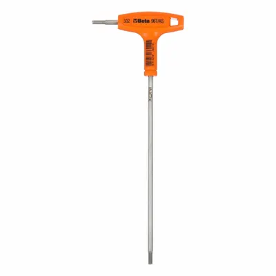 BETA Hex Key: 0 Ball Ends, 3/32 in Tip Size, SAE, Long, Stainless Steel, Satin - Stainless Steel Hex Keys