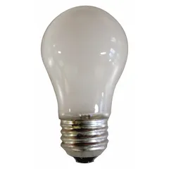 This WHIRLPOOL refrigerator bulb provides interior illumination for refrigerators and freezers. It is designed as a replacement lamp for maintaining visibility inside the appliance.