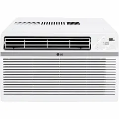 Residential-grade window air conditioner for cooling only. Delivers 8,000 BtuH cooling capacity, operates on 115V AC with a NEMA 5-15P plug, and has a CEER rating of 12.0. Includes Wi-Fi connectivity for remote control and monitoring. Suitable for cooling spaces such as bedrooms, living rooms, or small offices.