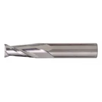 CLEVELAND Square End Mill: Carbide, 2 Flute, 1/4" Mill Dia, 1-1/2" LOC, 6" OAL (MPN C61031)