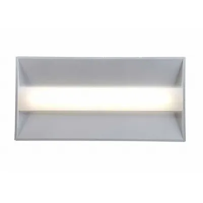 LUMINATION Recessed Troffer: 4 ft Lg, 2 ft Wd, 4,000 lm, 3500K, 33.5 W, 120 to 277V AC - 2 ft. x 4 ft. LED Center-Basket Troffers