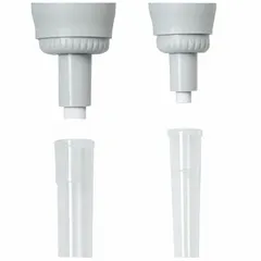This nozzle filter is a non-sterile replacement part for pipetter modules. Made of polypropylene with a maximum capacity of 10 mL, it filters liquids during pipetting to prevent particulates from entering the system. Suitable for laboratory and industrial liquid-handling applications.