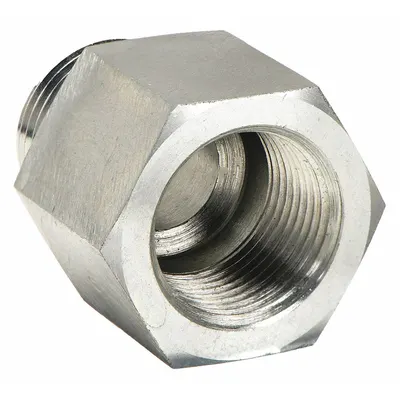 PARKER 12-3/4 F5OG-S Carbon Steel Straight Adapter - Hydraulic Threaded Extreme-Pressure Pipe Fittings