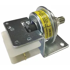 Gas pressure switch designed for monitoring gas pressure in combustion systems. Used in HVAC, boiler, and industrial heating applications to verify proper gas flow and ensure safe burner operation. Features a 2-1/2 inch connection.