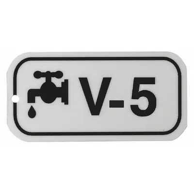 BRADY Lockout Tag: None/ No Header, V-5, Polystyrene, English, Plastic (MPN 105668) - Safety
