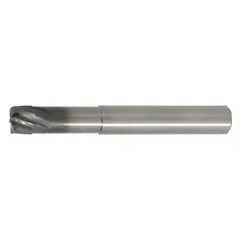 WIDIA HANITA Ball End Mill: Carbide, AlTiN Coated, 6 Flute, 10 mm Mill Dia, 0.33 mm LOC, 89 mm OAL (MPN 70N710004MT)