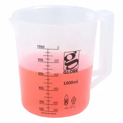 Low Form Plastic Beaker with Handles