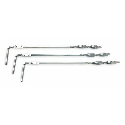 FLUKE Stake Set: 25 m_50 m Cable Lg, 12 in Stake/Grounding Rod Lg - Stake Kits