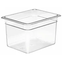 CAMBRO Food Pan: Half Size, Rectangular, 12.4 qt Capacity, NSF Certified, 12 3/4 in Overall Lg (MPN CA28CW135)