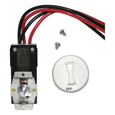 CADET Built-In Thermostat Kit: Built-In, 22 A, Fits 500 to 2000 W kW, 120/208/240V AC - Thermostats for Electric Wall & Ceiling Heaters