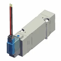 Solenoid Valve: SY7000 Series, Single Solenoid, Five-Way / Two-Position, 5 Ports, 24V DC, Female (MPN SY7140-5MZ)