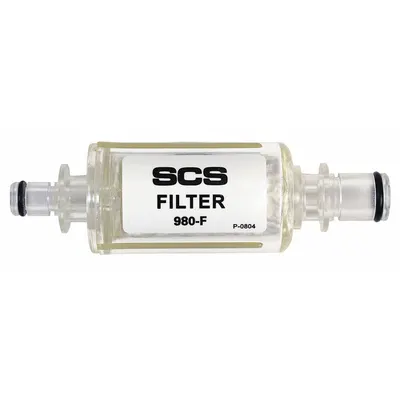 SCS Ionizing Air Gun Air Filter: Compatible with Mfr. No. 980/Mfr. No. 980E - Static-Eliminating Air Gun Filters & Nozzles