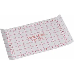Lab storage rack designed to organize index cards. Used in laboratory environments for maintaining orderly documentation and sample tracking.