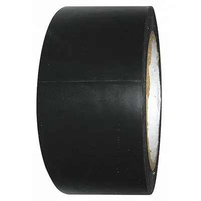 CONDOR Floor Marking Tape: Gen Purpose, Solid, Black, 2 in x 108 ft, 5 mil Tape Thick - General Purpose Floor Marking Tape