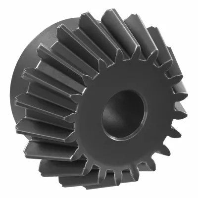 KHK GEARS Angular Miter Gear: For 45° Shaft Angle, Module m 1.5, 20 Teeth - Straight Teeth Metric Angular Shaft Miter Gears