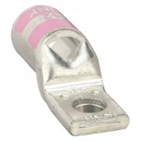 Compression Lug: 1/4 in Stud Size, 1/0 AWG For Wire Sizes, Stranded Wire Type, Std, Copper (MPN 54152NT)