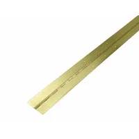 This steel piano hinge features a full surface-mount design with a 48-inch leaf height and 1 1/4-inch leaf width. The through-hole configuration allows for secure fastening. Commonly used for continuous support on doors, panels, and enclosures in industrial settings