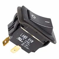 Replacement on/off switch for PROTEAM vacuum cleaners. Controls power to the motor, enabling start and stop operation. Used in commercial and industrial vacuum equipment for janitorial and facility maintenance applications