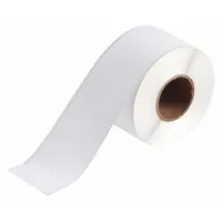Continuous Label Stock: 2 1/4 in x 100 ft, Polypropylene, White (Matte), Outdoor (MPN J20C-2250-2585)