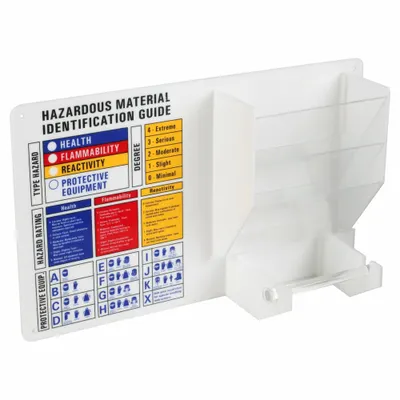 BRADY Large Label Station: Large Label Station, 11 in Overall Ht, 18 in Overall Wd - Safety