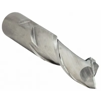 CLEVELAND Square End Mill: High Speed Steel, 2 Flute, 1/2" Mill Dia, 1" LOC, 3-1/4" OAL (MPN C41618) - General Purpose High-Speed Steel Square End Mills