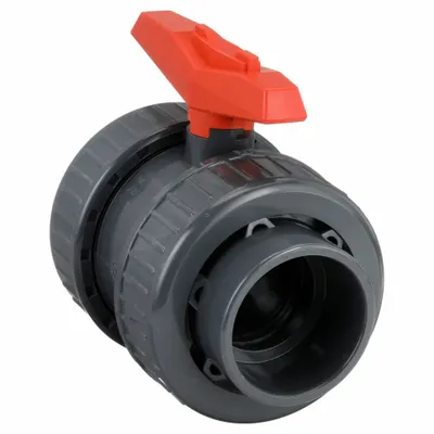 GF PIPING SYSTEMS Socket x Socket PVC valve: 3 in, PVC, Straight, Socket x Socket, Two-Piece - PVC Ball Valves