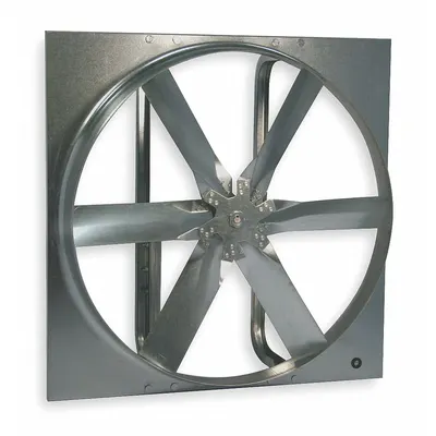 Dayton Exhaust Fan: 48 in Blade - Belt-Drive Panel Exhaust Fans without Drive Package