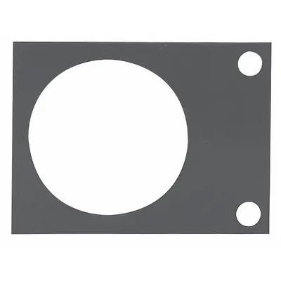 RICE LAKE WEIGHING Floor Anchor Plate, 4 1/2 in Wd, 2 PK - Material Handling