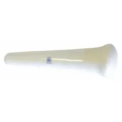 The UNITED J-209 pestle is a laboratory tool designed for grinding, crushing, and mixing solid materials in a mortar. It is commonly used in sample preparation, chemical analysis, and material testing. This pestle has a length of 180 mm and is intended for use with standard mortars.