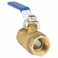 APPROVED VENDOR Manual Two-Way Ball Valve: 3/4 in, Brass, Straight, FNPT x FNPT, Full Port Ball Port (MPN G-F600-75)
