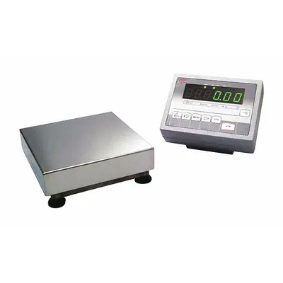 TORBAL Industrial Bench Scale: 10 1/4 in x 9 3/4 in, Not IP Rated, Corded Remote - Bench Scales with Column-Mounted Indicator