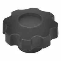JW WINCO Hand Knobs; Eight-Lobed Knobs: Plastic w/ Brass Thread, M6 Thread, 13 mm Thread Lg (MPN 6303020)