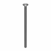 Carriage Bolt: Square Neck, 1/4"-20 Thread Size, 4 in lg, Stainless Steel, 18-8, NL-19, 10 PK (MPN FBCB14204P10)