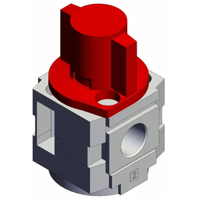 SMC Air Line Valve: 1/4 in NPT, 1/4 in NPT Outlet Size, 125 psi Max Op Pressure - SMC Compressed Air Line Pressure-Relief Lockout Valves for FRLs