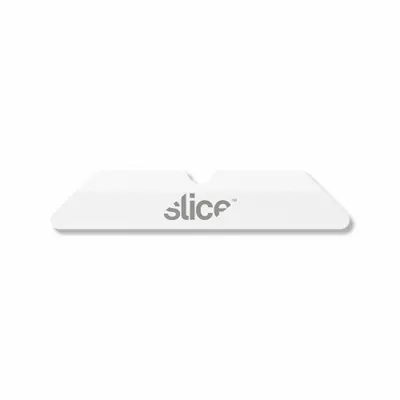SLICE Safety Blade: 1 5/16 in Blade Lg, 1/4 in Blade Wd, 0.05 in Blade Thick - Straight-Edge Round-Tip Replacement Utility Blades