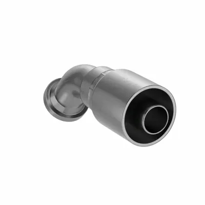 PARKER 45° Elbow Crimp Hydraulic Hose Fitting - Crimp Hydraulic Hose Fittings with Flange Connection