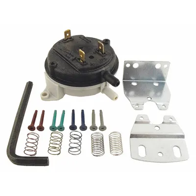 CLEVELAND CONTROLS Air Pressure Switch: Adj, Auto Reset, 0.1 in wc to 10 in wc, Std Housing - Adjustable Set-Point Air Pressure Switch Kits