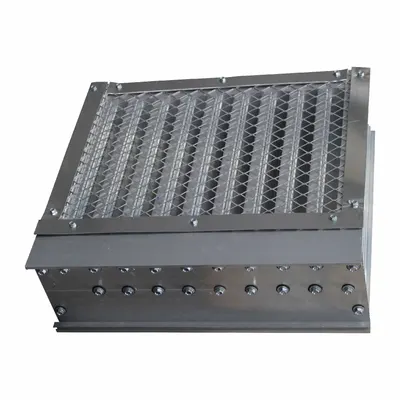 S&P AIR CONTROL Wind Driven louver: Hat Channel, Flush Mount, 35 1/2 in H, 23 1/2 in W - Wind Driven Rain Louvers