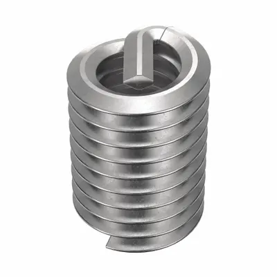 OEM Screw-Locking Tanged Helical Insert, #8-32 Thread, 18-8 Stainless Steel, 10 Pack - Screw-Locking Tanged Helical Inserts