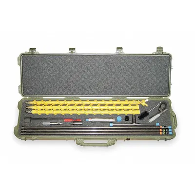 AMS Flighted Auger Kit, Stainless Steel, 2 in Overall Dia, Hex Quick Pin, 209.11 - Soil Auger Kits