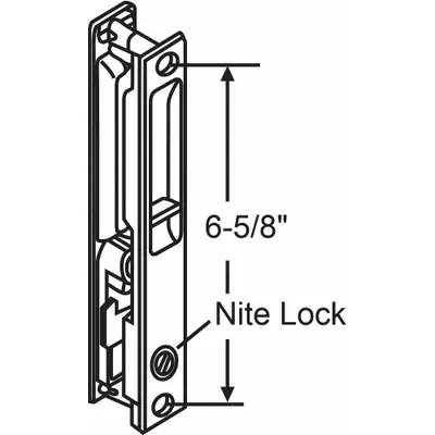 OEM APPROVED VENDOR Recessed Sliding Door Handle Set - Recessed Handles for Sliding Doors