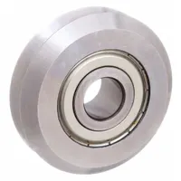 PBC LINEAR V-Guide Wheel Bearing: 1.803 in OD, 52100 Steel, For Size 3 V-Guide Rails, VW3