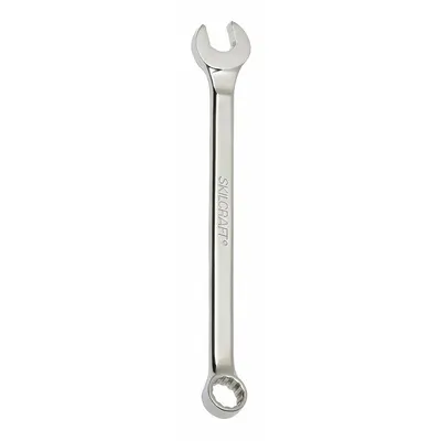 ABILITY ONE Combination Wrench: Alloy Steel, Chrome, 13/16 in Head Size - SAE 12-Point Combination Wrenches