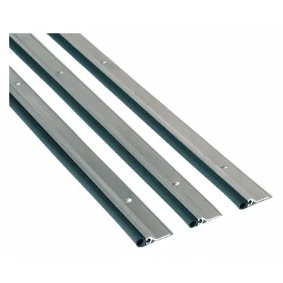 NATIONAL GUARD Door Weatherstripping: Bulb Insert, 7 ft Lg, 1 3/16 in Wd - Metal Leaf Weatherstripping