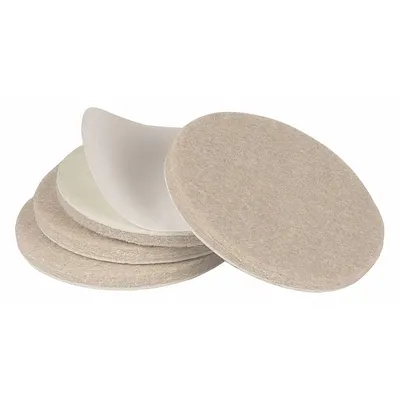 OEM APPROVED VENDOR Round Tan Felt Furniture Pads - Felt Pads