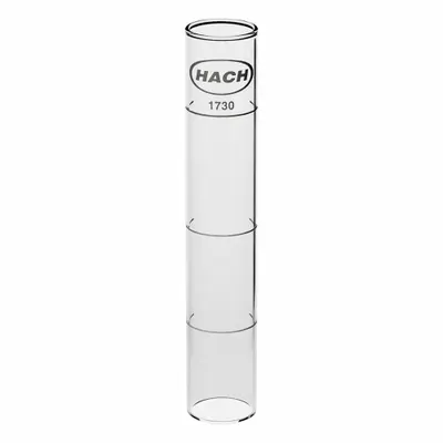 HACH Glass Viewing Tube: 173006, 1 1/4 in Overall Ht, 4 1/8 in Overall Wd - Water Quality Testing Accessories & Replacement Parts