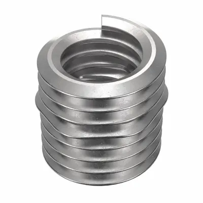 HELI-COIL Helical Insert: Tangless Tang Style, Screw-Locking, #10-32 Thread Size - Screw-Locking Tangless Helical Inserts