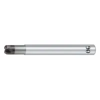 OSG Corner Radius End Mill: Carbide, WXS Coated, 4 Flute, 1/2" Mill Dia, 0.2" LOC, 1/8" Rad, 5" OAL (MPN 44700611)