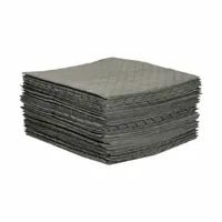 BRADY SPC ABSORBENTS Sorbent Pad: 104 oz Volume Absorbed Per Pad, Polypropylene, Perforated, 50 PK (MPN MRO50)